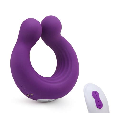 Wireless Vibration Modes Dual Motors Penis Rings Portable Cock Ring