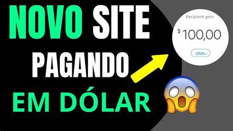 NOVO SITE PAGANDO EM DÓLAR PARA CLICAR EM ANÚNCIOS RENDA EXTRA EM