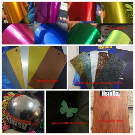 Antibacterial Metallic Powder Coat Electrostatic Spray Silver Shiny