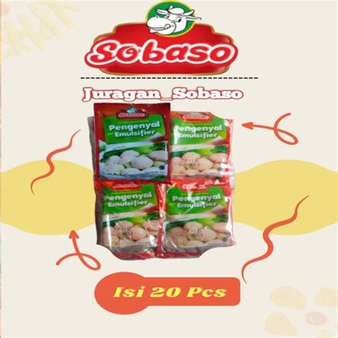 Jual Sobaso Pengenyal Bakso Emulsifier 32 Gram 1 Pack Shopee Indonesia