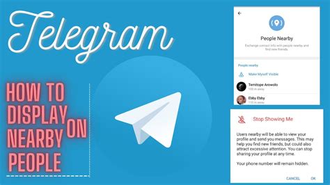 Telegram App Tips How To Display On People Nearby For Your Telegram