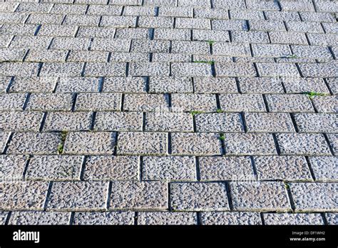 Stone Tiles Pavement Footpaths Pavement In Stock Image Image Of Grey