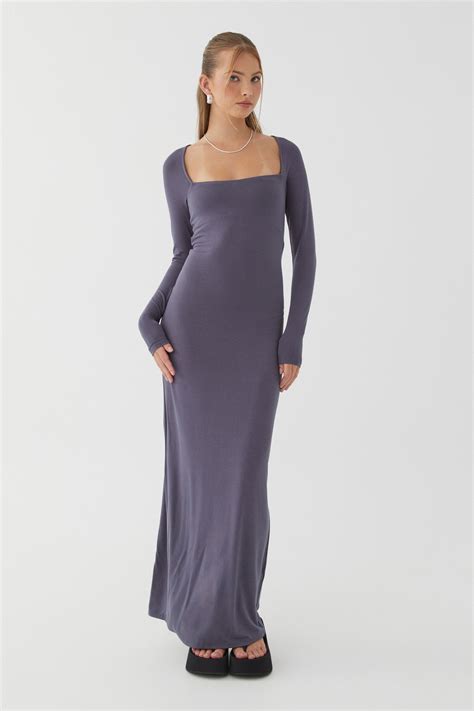 Soft Long Sleeve Maxi Dress