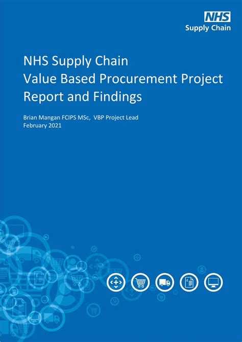 Pdf Nhs Supply Chain Value Based Procurement Project Report Dokumen