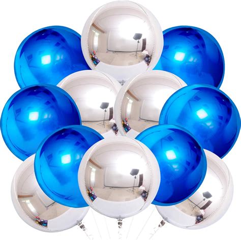 Amazon Katchon Large Royal Blue Balloons Pack Of Metallic