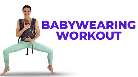 Babywearing Postpartum Workout Exercise With Baby 20 Minute Postnatal