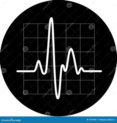 Vecteur De Graphisme De Cardiogramme Illustration De Vecteur