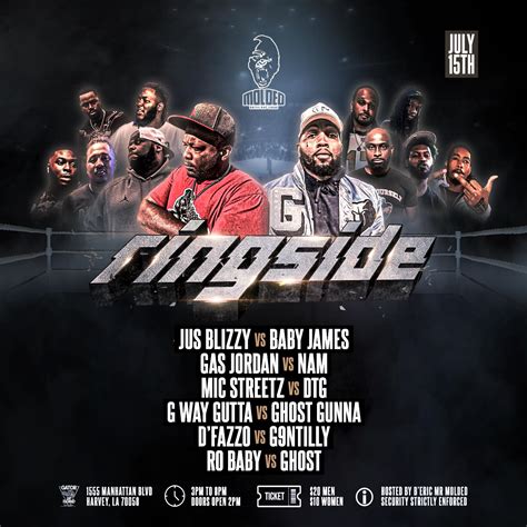 Ringside Molded Battle Rap League Battle Rap Event VerseTracker