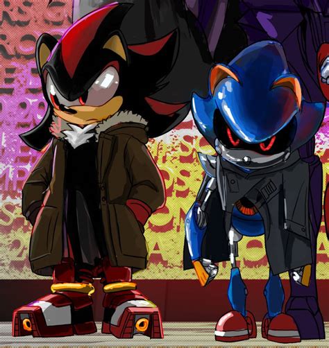 Shadow And Metal Sonic By Sonicthegamer3k On Deviantart