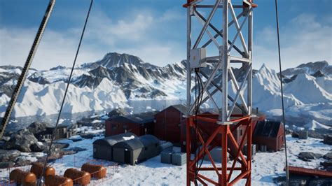 science station in Antarctica at summer 5638118 Stock Video at Vecteezy