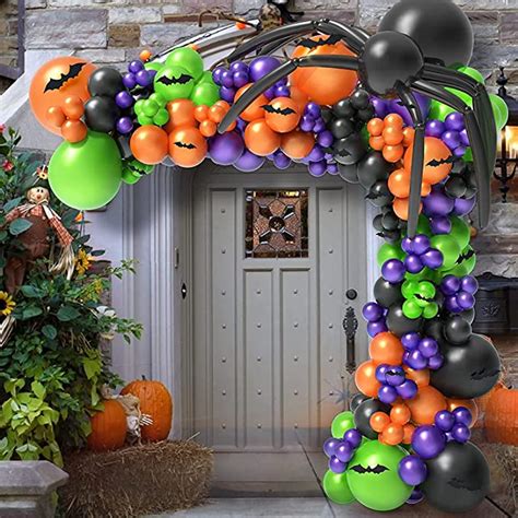 Amazon Bonropin Halloween Balloon Garland Arch Kit With Black