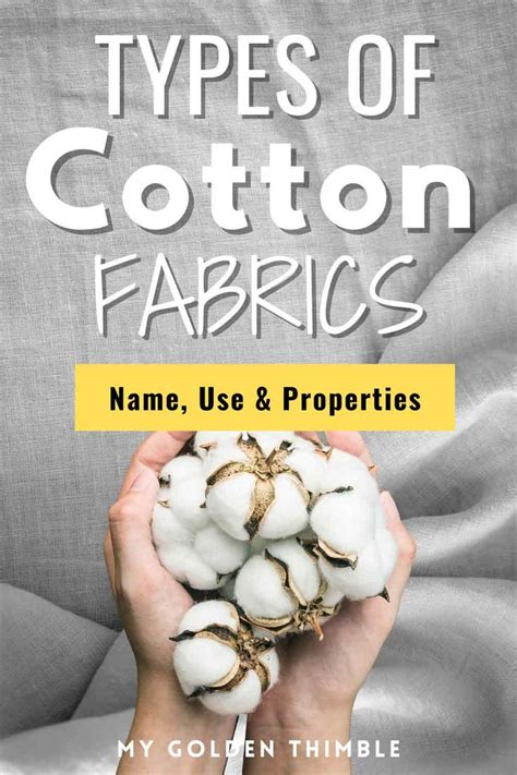 80 Cotton Fabric Types With Name Use Properties In 2023 Types Of