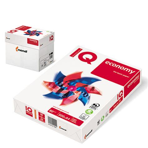 Папір А4 80г/м IQ Economy 500арк – фото, відгуки, характеристики в ...