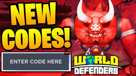 NEW ALL WORKING CODES FOR WORLD DEFENDERS Tower Defense IN JULY 2023