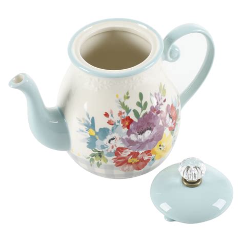 The Pioneer Woman Sweet Romance Blossom Quart Tea Pot Beauty