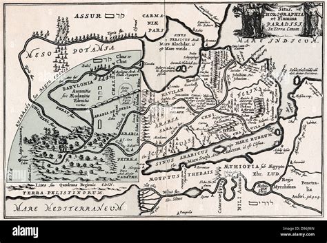 Map Of Garden Of Eden Hi Res Stock Photography And Images Alamy
