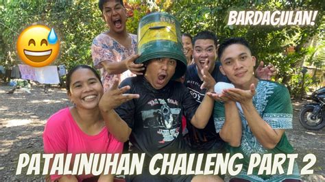 PART 2 PATALINUHAN CHALLENGE WITH TWIST ICE COLD WATER GRABI LAPTRIP TO