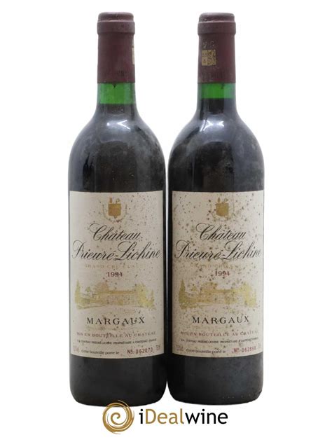 Buy Château Prieuré Lichine 4ème Grand Cru Classé 1994 lot 7133