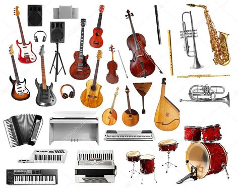 Collage De Instrumentos Musicales — Fotos De Stock © Belchonock 103979582