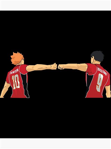 Haikyuu Hinata And Kageyama Sticker Poster For Sale By Gloria1os