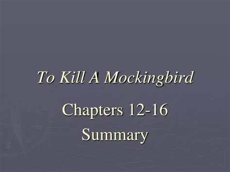 Ppt To Kill A Mockingbird Powerpoint Presentation Free Download Id