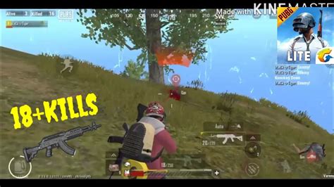 Solo Vs Squad 18 Kills Full Rush Gameplay Pubg Mobile Lite Youtube