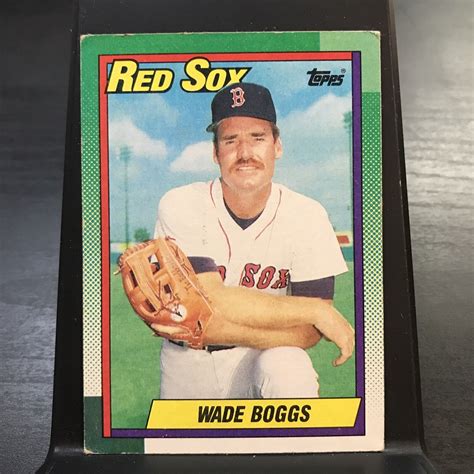 Topps Wade Boggs Boston Red Sox Hof Baseball Card Ebay