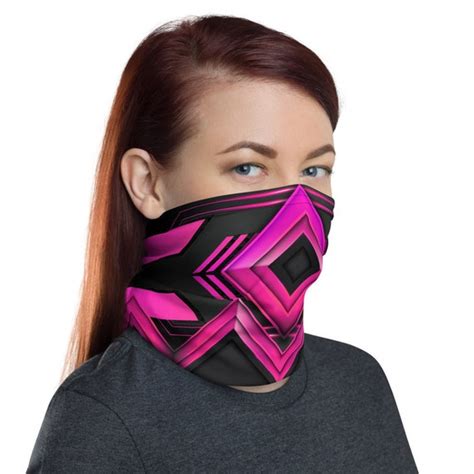 Future Armor Face Mask Cyberpunk Neck Gaiter Sci Fi Ninja Etsy