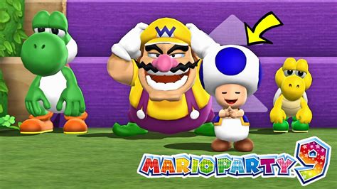 Mario Party 9 Step It Up Yoshi Vs Wario Vs Koopa Vs Toad Master Com マリオパーティ9 마리오파티9