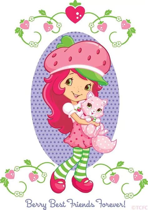 Strawberry Shortcake Cartoon Aesthetic