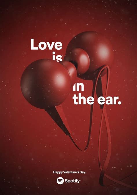 Print Ad Spotify The Kiss Ads Creative Advertising Ideas Print Ads