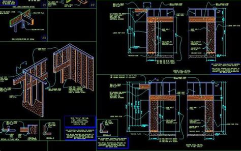 Framing Details Cad Design Free Cad Blocksdrawingsdetails