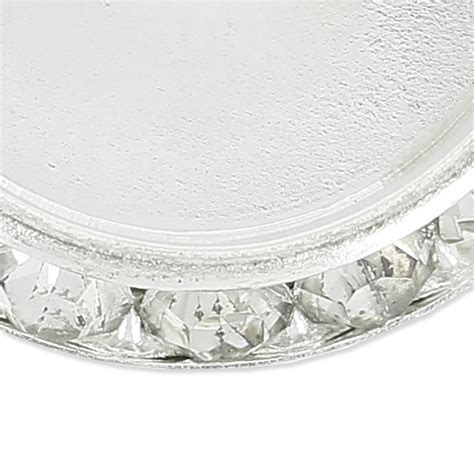 Perle rondelle Strass conique 25 mm argenté Crystal x1 Perles Co