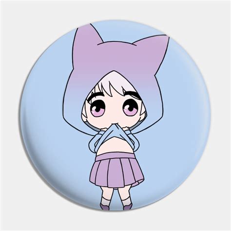 Femboy Chibi Anime Boy Aesthetic Crossdressing Femboy Pin Teepublic