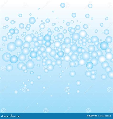 Blue Bubbles Vector Stock Vector Illustration Of Isolated 12844489