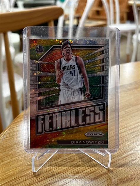 Dirk Nowitzki Panini Prizm Disco Fearless Dallas Mavericks Sp Ebay