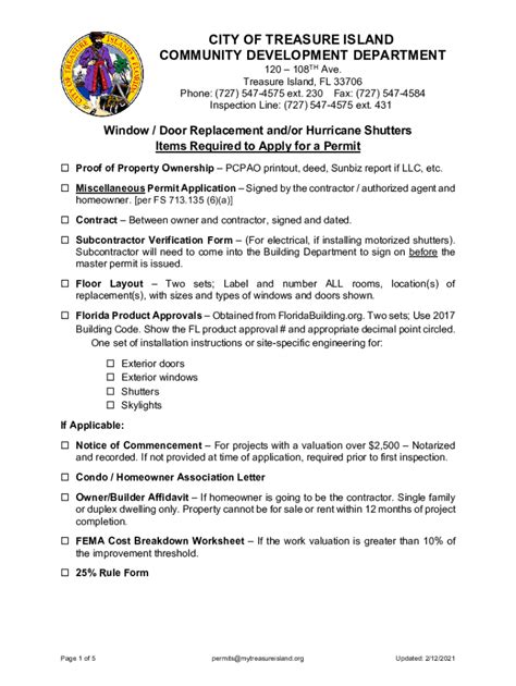 Fillable Online Window Door Replacement And Or Hurricane Shutters Fax