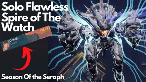 Spire Of The Watcher Solo Flawless Solar Titan Youtube