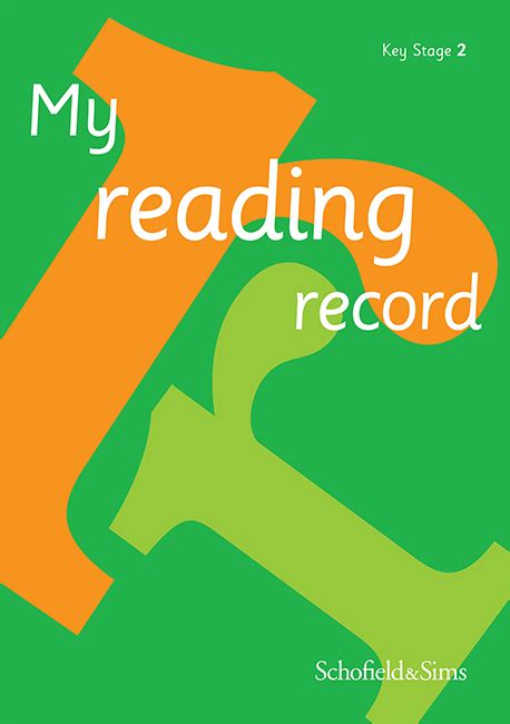 KS2 My Reading Record: Reading Records Schofield and Sims.