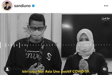 Istri Tercinta Sandiaga Uno Positif Covid Begini Penjelasannya