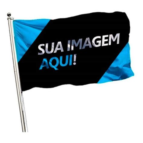 Bandeira Personalizada Uma Face Eventos Clube Cidade