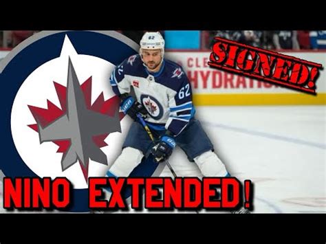 Winnipeg Jets Extend Nino Niederreiter To 3x4M Contract Jets Fan