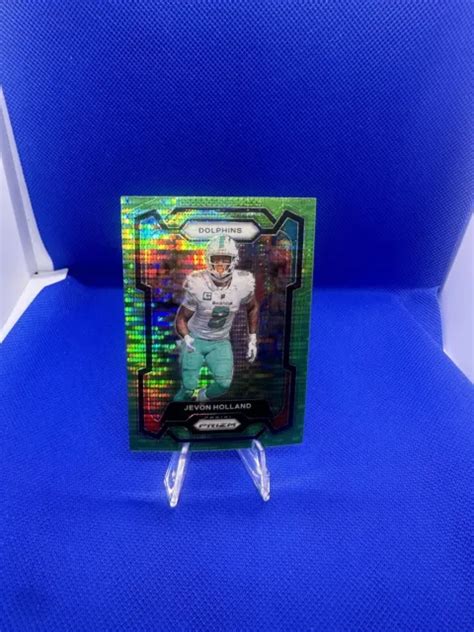 PULSAR VERT NÉON Jevon Holland 2023 Panini Prizm dauphins de Miami 188