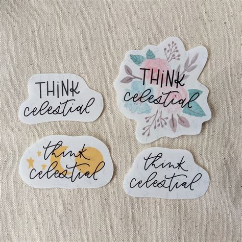 Think Celestial Vinyl Etsy