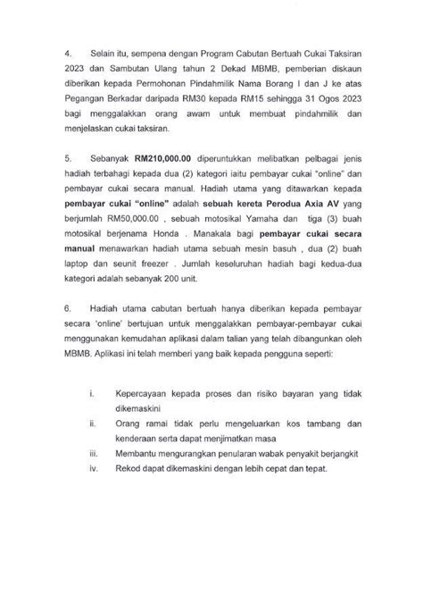 Portal Rasmi Majlis Bandaraya Melaka Bersejarah Mbmb Program