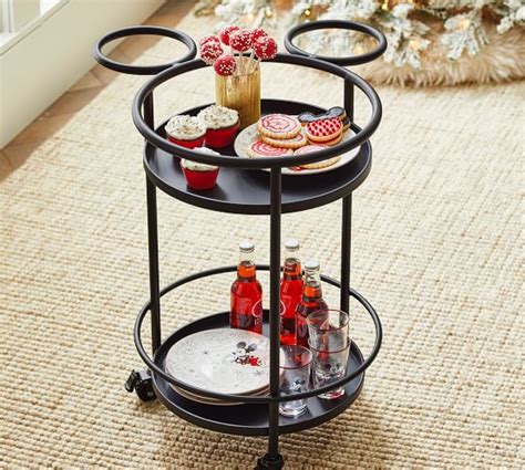 Disney Mickey Mouse Round Kitchen Cart Pottery Barn