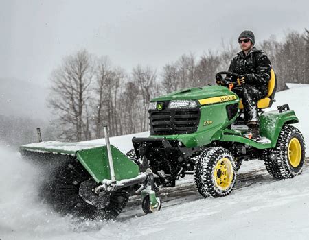 John Deere In Quick Hitch Rotary Broom For X Lawn Tractors