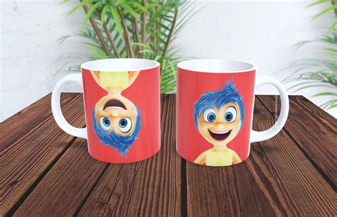 Estampa Caneca DIVERTIDA MENTE Personagens ARTES PARA CANECAS