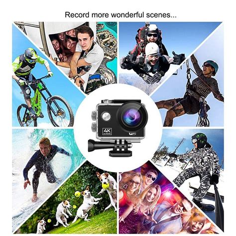 Action Camera 4K 60FPS WIFI 24MP Ultra HD Mini Hel Grandado