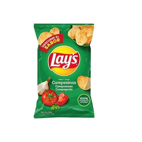 Patatas Fritas Lisas LAYs Campesina 36g BellasCositas Es